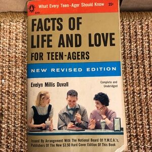1957 Facts of Life and Love for Teen-Agers, Revised Edition, paperback book